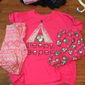 Girls justice PJ set